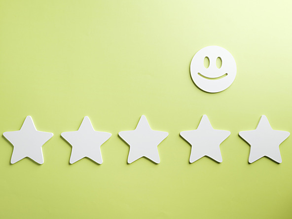 Stars and smiley face